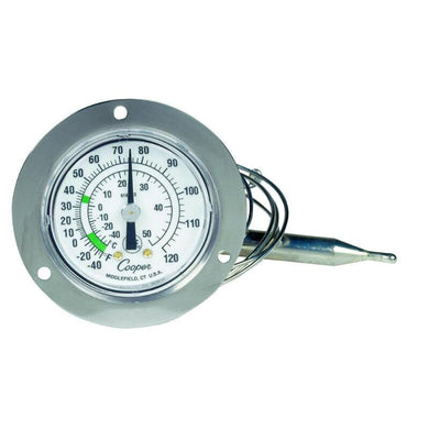 6142-13-3 Front Flange Back Connect Panel Thermometer