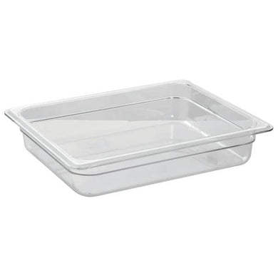 CAMBRO 22CW135 1/2 SIZE 2 1/2 IN CLEAR CAMWEAR FOOD PAN