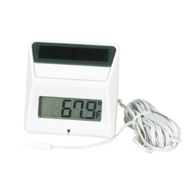 SP120 Solar Powered Thermometer w/ Battery Backup