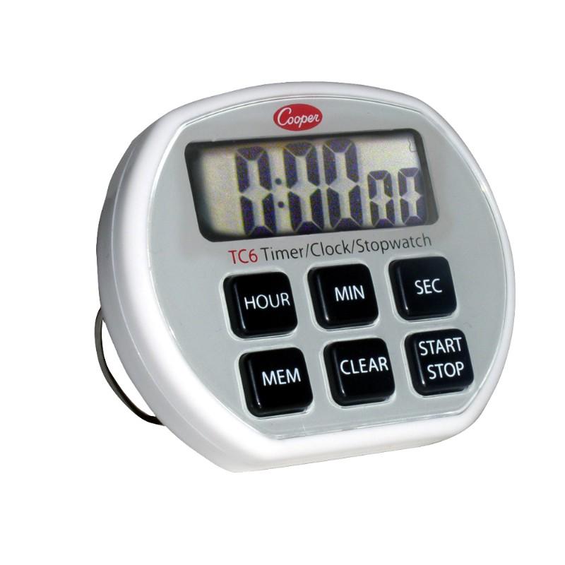 Tech Instrumentation TC6 Multi Function Timer Clock Stopwatch