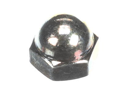 HUSSMANN 0130496 NUT-CAP HEX 1/4-20 STEEL ZINC PL